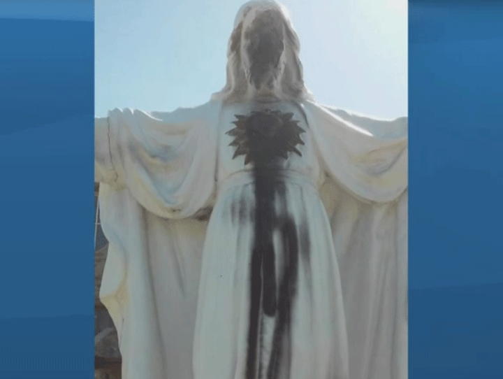 St. Catherine of Siena Church Statues Defaced in Mississauga, Ontario
