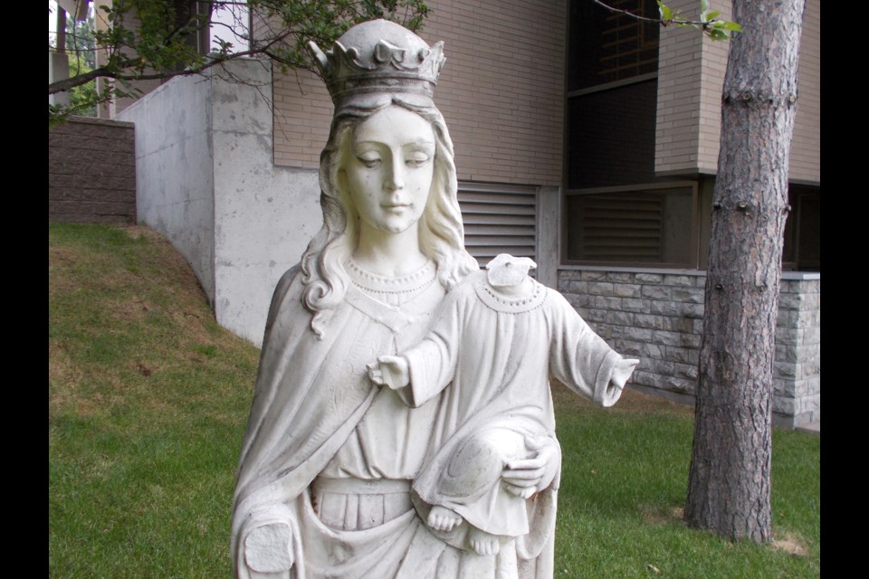 St. Anne Des Pins Statue Broken Again in Sudbury, Ontario