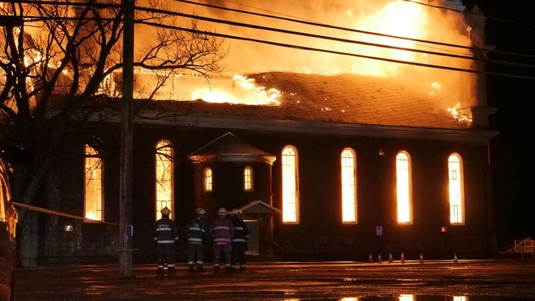 Century Old St. Anne Catholic Church Significantly Burned in Listuguj First Nation, Quebec