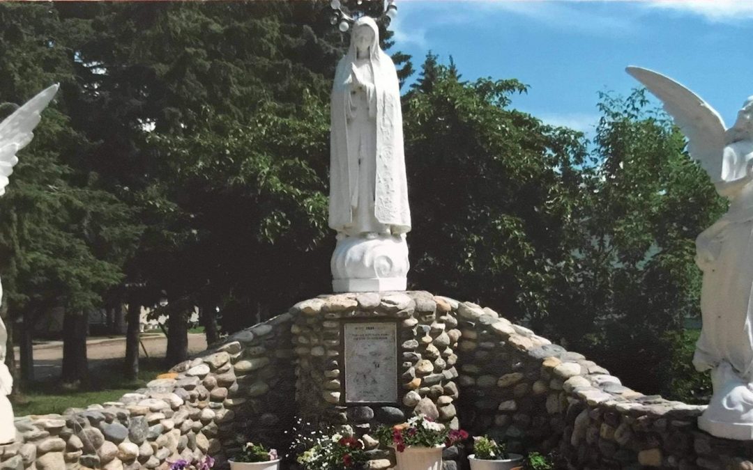 Our Lady of Fatima WW II Shrine Statue Found in Debden, Saskatchewan