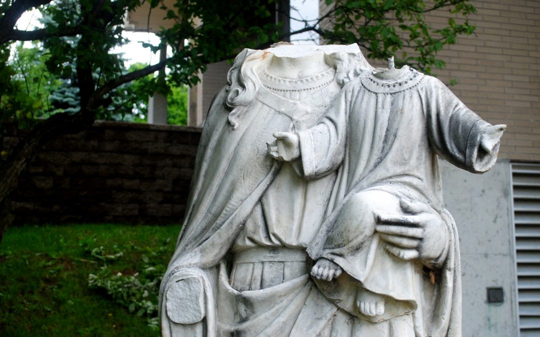 Ste. Anne-Des-Pins Statue of Mary and baby Jesus Broken Again in Sudbury, Ontario