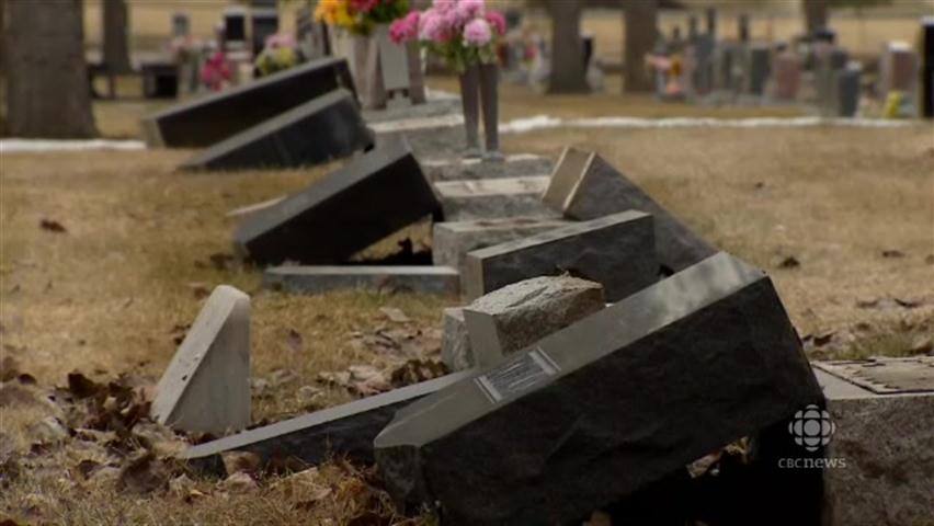 St. Michael’s Cemetery Sees Major Loss in Property Damage in Edmonton, Alberta