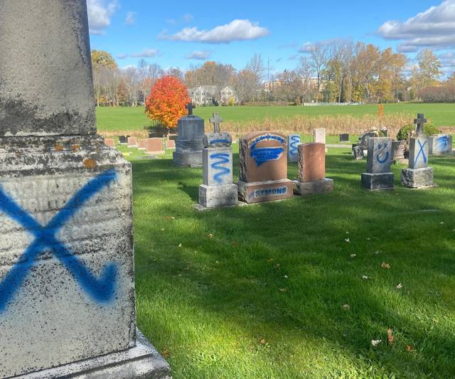 St. James Catholic Cemetery Greatly Affected by Vandalism